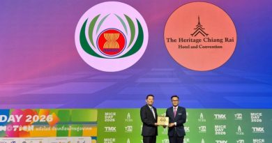 โรงแรมเฮอริเทจ เชียงราย โฮเทล แอนด์ คอนเวนชั่น รับมอบตราสัญลักษณ์ “ มาตรฐานสถานที่จัดงานอาเซียน (AMVS) ”ในงาน MICE Standards Day 2026
