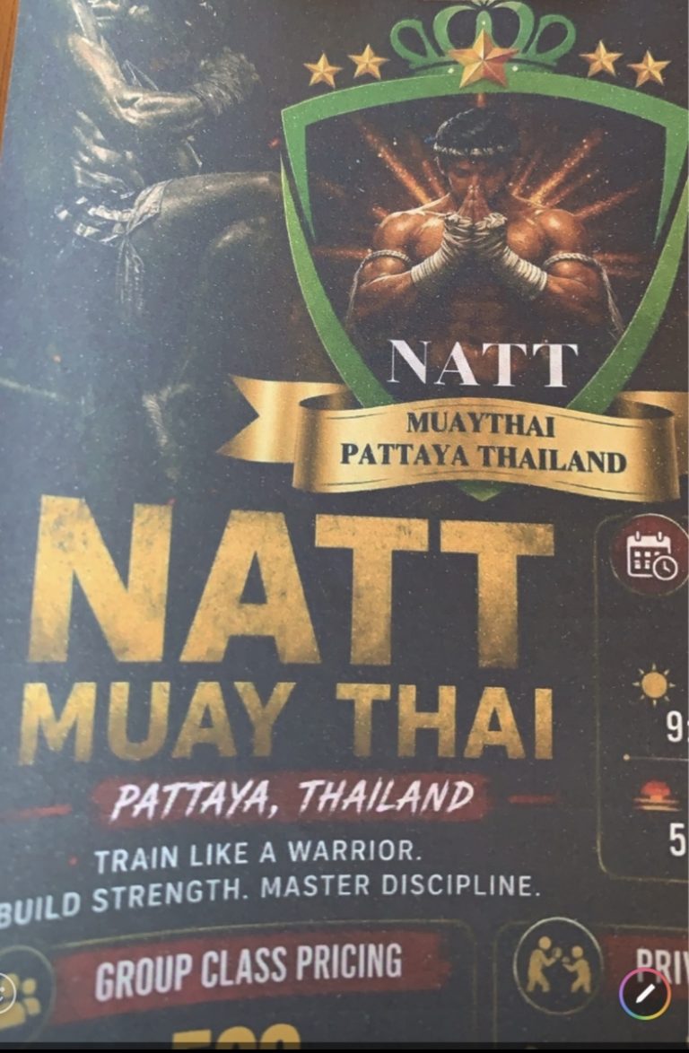 ณัฐอร เว็บบ์ กับหมวกใบล่าสุด- CEO แห่ง NATT MUAY THAI PATTAYA